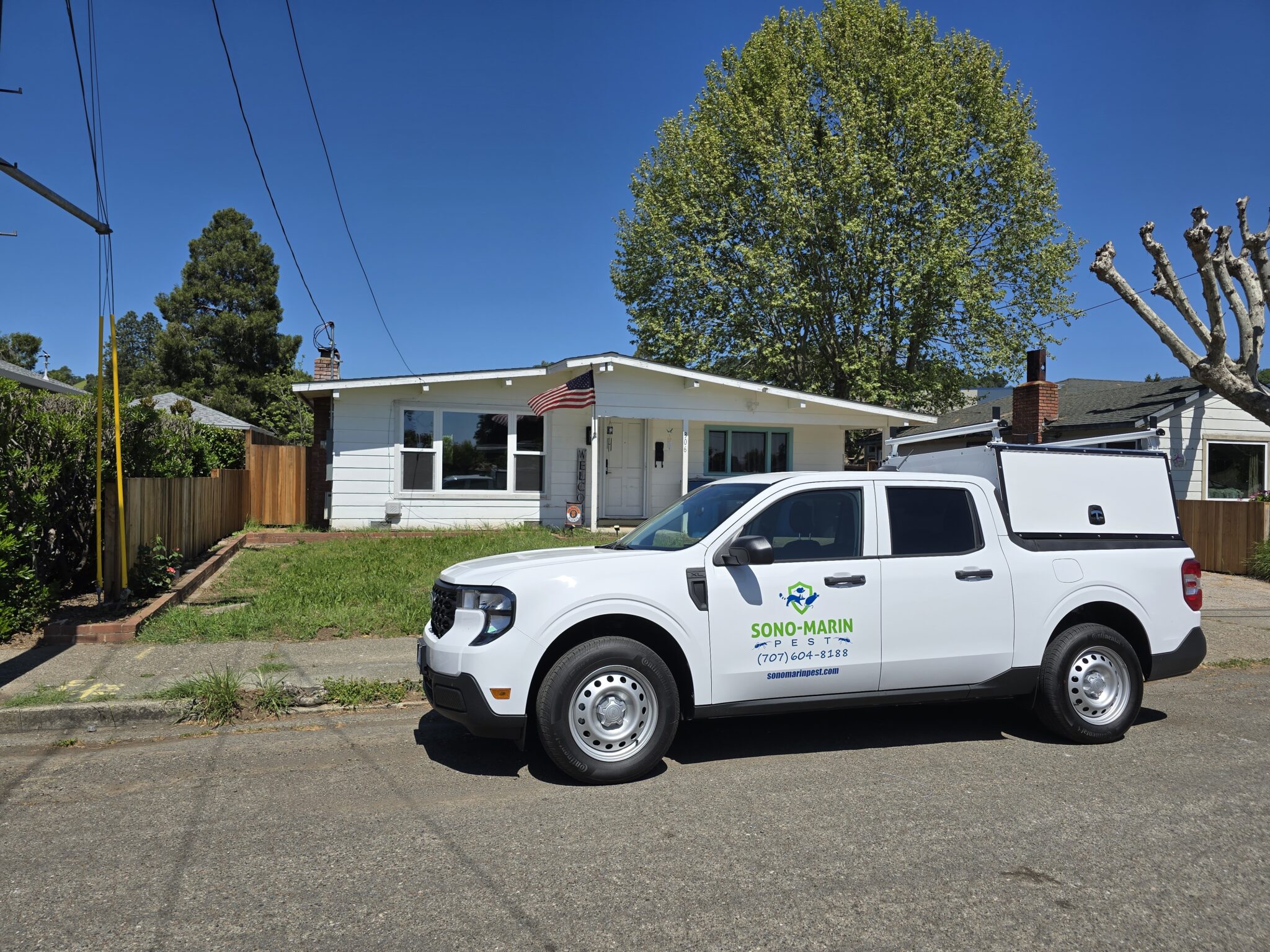 Professional Pest Control by Sono-Marin Pest Solutions, picture of Sono-Marin Pest's truck
